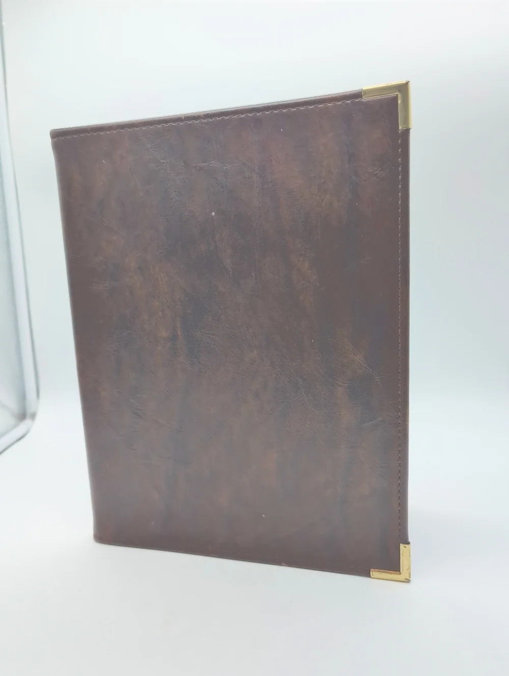 Vintage General Automation Brown  Document Folder Portfolio Set Karl H Lederer